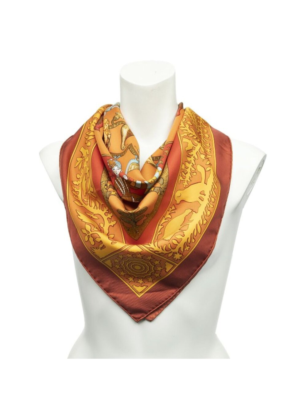 Hermes Scarf Orange